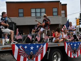 Band at 2024 Bay View 4th of July Parade