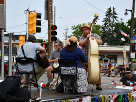 Live Band  at the 2023 Humboldt Park Independence Day Parade