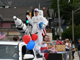 Saint Lucas Float at 2024 Bay View 4th of July Parade