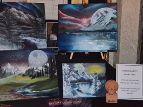 Alan Vento's art at the Avalon Theater