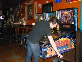 Guy at Pinball