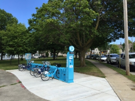 Bublr station in Zillman Park