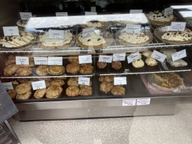 Sweet and Savory pie display