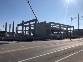 Construction of KinetiK on Kinnickinnic Ave.