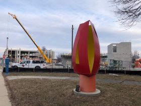 Construction of KinetiK on Kinnickinnic Ave.