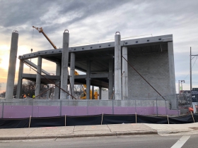 Construction of KinetiK on Kinnickinnic Ave.