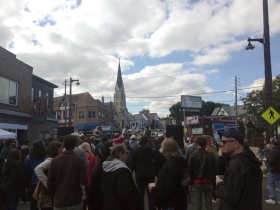 A chilly day for the bash.