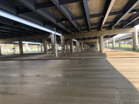 Under Interstate 43/94 at Becher St