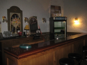 Inside Club Garibaldi.