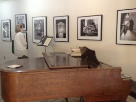 Baby grand piano
