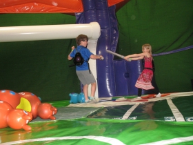 Playing MagneTag at Bounce Milwaukee