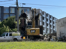The Backyard Carriage House Demolition