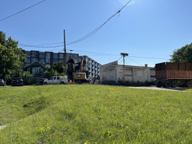 The Backyard Carriage House Demolition
