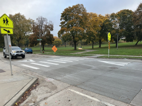 S. Howell Ave. Raised Crosswalk