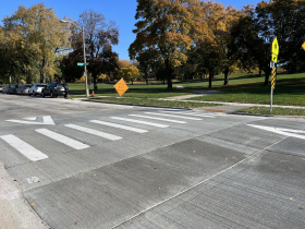 S. Howell Ave. Raised Crosswalk