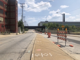 E. Becher St. at S. 1st St.