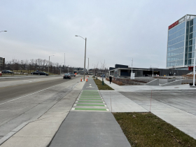 Becher Street Protected Bike Lane
