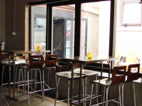 More side seating.