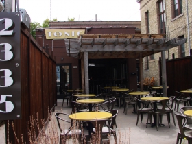 Tonic's patio.