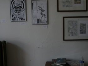 The gallery consists of original works that Freund has collected over the past two years from several of his favorite comic book artists.