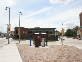 Bay View Alterra Cafe From the Future Location of the Art Stop