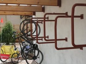 Vertical Bike Parking