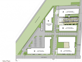 Site Plan for former Sweet Water Organics site.