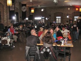Election Eve crowd