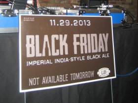 Black Friday: Imperial India-style Black Ale.