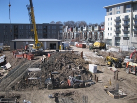 Walker's Landing is under construction.