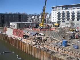 Walker's Landing is under construction.
