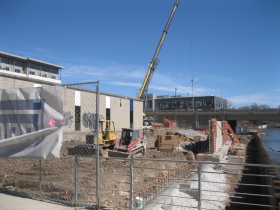 Walker's Landing is under construction.