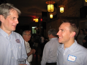 Russ Klisch and State Sen. Chris Larson.