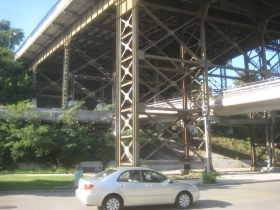 Across the street from Lakefront Brewery
