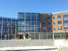 ManpowerGroup at the south end of the former canal