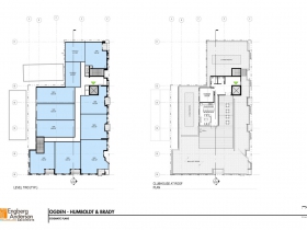 Brady Street Apartment Plan Floors Two and Three.
