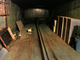 Bowling lanes from the 1890s.