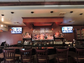 The bar at Casablanca