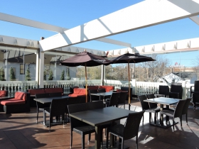 Casablanca's rooftop patio