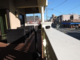 Casablanca's rooftop patio
