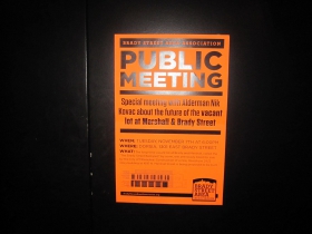 Public Meeting Sign