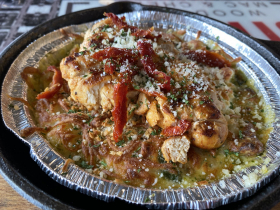 Tuscan Chicken Mac and Cheese