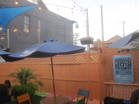 The Nomad World Pub's patio
