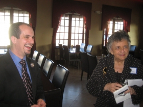 Jonathan Brostoff and Shirley Abrahamson