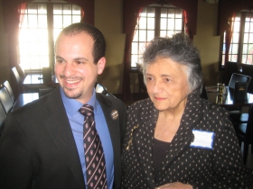 Jonathan Brostoff and Shirley Abrahamson