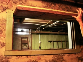 Opening the secret window.