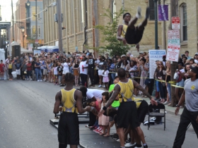The Milwaukee Flyers Tumbling Team