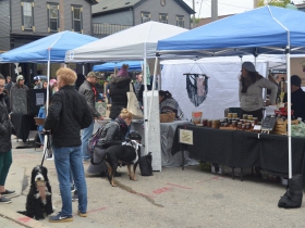 Vendors at the Brady Street Pet Parade