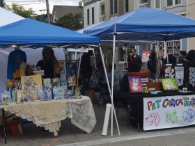 Vendors at the Brady Street Pet Parade