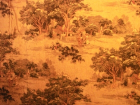 Vintage wallpaper.